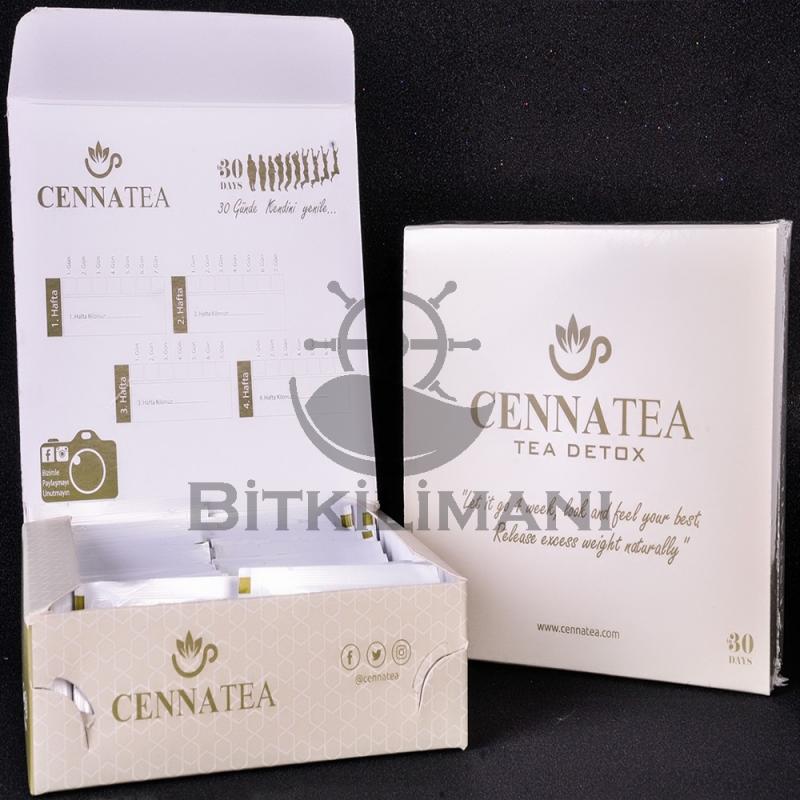 Cenna Tea Detoks 1 Aylık Kullanım 60’lı Paket (Orjinal Karekodlu Ürün)